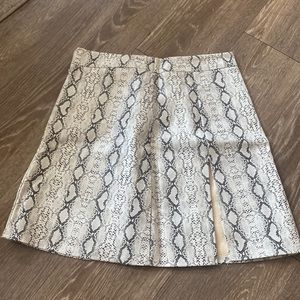 Princess Polly Snakeskin Skirt